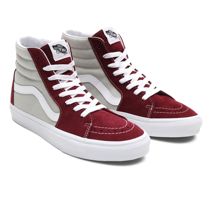 Vans Classic Sport Sk8-Hi Dam Kungsblått/Grå - Vans Höga Skor Storleksguide (HMVQJ1874)